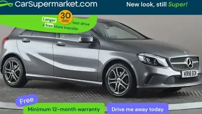 Usado Mercedes A200 Sport Edition 136 HP (100 kW) 2018 Cinzento Citadino