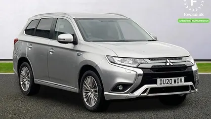 Silver Used 2020 Mitsubishi Outlander P-HEV Estate | £17,599 (Fair price)