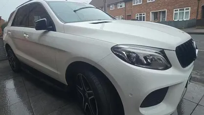 Used Mercedes GLE250 AMG line 204 HP (150 kW) 2017 White Estate