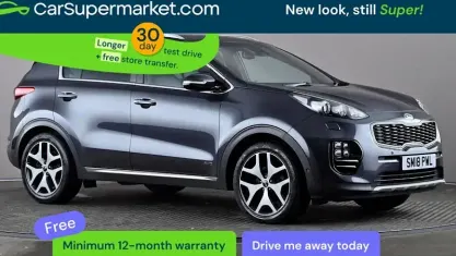 Usado Kia Sportage GT-Line S 177 CV (130 kW) 2018 Plateado SUV