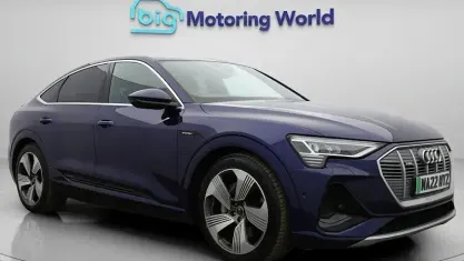 Used Audi e-tron Sportback S-Line 300 kW (408 HP) 2022 Blue SUV