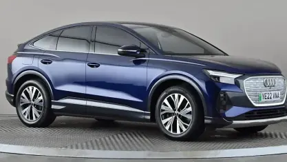 Used Audi Q4 Sportback e-tron Sport 150 kW (204 HP) 2022 Blue SUV