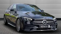 Black Used 2022 Mercedes C220 AMG Line Premium Sedan | £29,990 (Fair price)