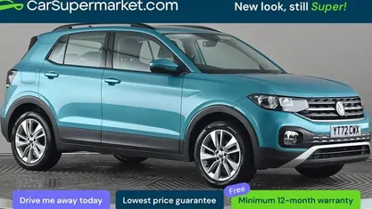 Used VW T-Cross SE 110 HP (80 kW) 2022 Turquoise SUV