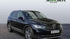 Black Used 2022 VW Tiguan Elegance SUV | £25,500 (Fair price)
