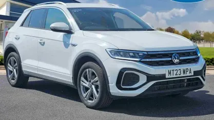 Used VW T-Roc R-line 150 HP (110 kW) 2023 White SUV