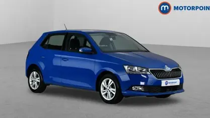 Used Skoda Fabia SE 75 HP (55 kW) 2018 Blue Hatchback