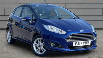 Used Ford Fiesta Zetec 101 HP (74 kW) 2017 Blue Hatchback