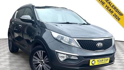 Używany Kia Sportage 184 KM (135 kW) 2015 Srebrny SUV