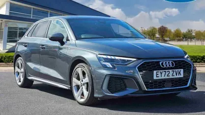Used Audi A3 Sportback S-Line 110 HP (80 kW) 2023 Green Hatchback