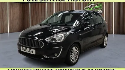 Used Ford Ka Plus Zetec 86 HP (63 kW) 2019 Black Hatchback