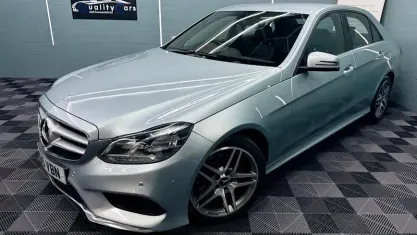 Used Mercedes E250 AMG line 204 HP (150 kW) 2014 Silver Sedan