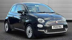 Black Used 2018 Fiat 500 Lounge Hatchback | £8,650 (Fair price)