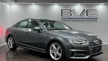 Usado Audi A4 S-Line 252 HP (185 kW) 2018 Cinzento Sedan
