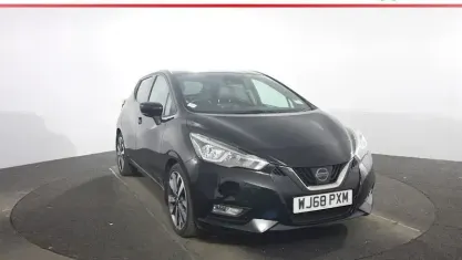 Używany Nissan Micra S 90 KM (66 kW) 2018 Czarny Hatchback