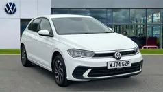 Pure white New 2024 VW Polo Life Hatchback | £18,350 (Fair price)