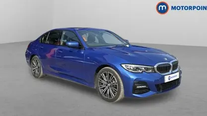 Begagnad BMW 330e M Sport 292 HK (214 kW) 2020 Blå Sedan