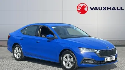 Used Skoda Octavia SE First Edition 110 HP (80 kW) 2021 Blue Hatchback