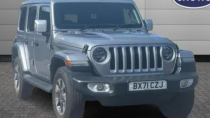 Silver Used 2021 Jeep Wrangler Overland SUV | £37,425 (Good price)