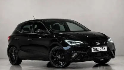 Used Seat Ibiza FR 95 HP (69 kW) 2021 Black Hatchback
