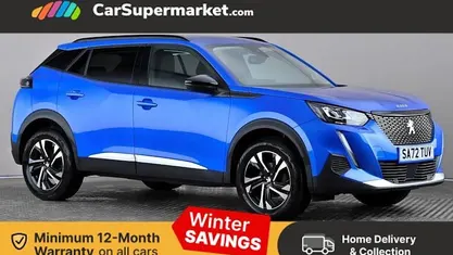 Blue Used 2022 Peugeot 2008 Allure Premium SUV | £15,997 (Fair price)