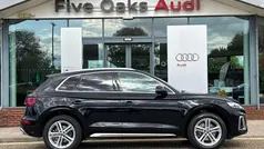 Black Used 2021 Audi Q5 S-Line SUV | £31,590 (Fair price)
