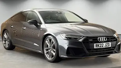 Used Audi A7 Sportback Black Edition 340 HP (250 kW) 2021 Daytona gray pearl effect/daytona gray pearl effec Hatchback