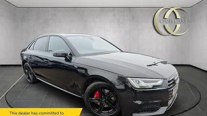 Used Audi A4 S-Line 190 HP (139 kW) 2016 Black Sedan