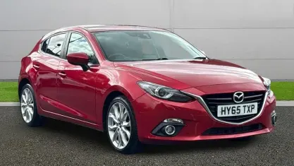 Begagnad Mazda 3 Inclusive 150 HK (110 kW) 2015 Röd Halvkombi