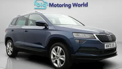 Used Skoda Karoq SE L 150 HP (110 kW) 2020 Blue SUV