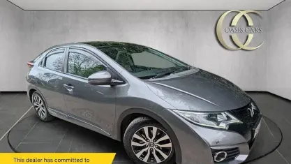 Second-hand Honda Civic SR 120 CP (88 kW) 2016 Argintiu Hatchback