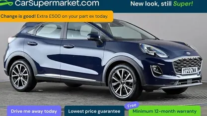 Used Ford Puma Titanium 125 HP (91 kW) 2022 Blue SUV