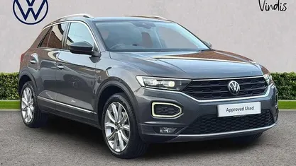 Grey Used 2021 VW T-Roc SEL SUV | £18,834 (Fair price)