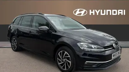 Used VW Golf VII Match 150 HP (110 kW) 2019 Black Estate