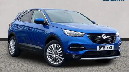 Used Vauxhall Grandland X Sport 130 HP (95 kW) 2018 Blue SUV