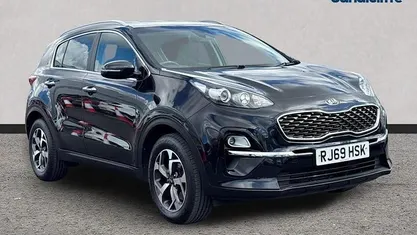 Begagnad Kia Sportage 136 HK (100 kW) 2021 Svart SUV