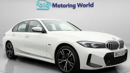 Begagnad BMW 330e M Sport 292 HK (214 kW) 2023 Vit Sedan