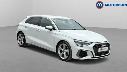Used Audi A3 Sportback S-Line 110 HP (80 kW) 2023 White Hatchback