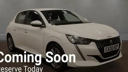 White Used 2020 Peugeot 208 Active Hatchback | £11,399 (Fair price)
