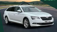 White Used 2017 Skoda Superb SE L Executive Estate | £15,795 (Fair price)