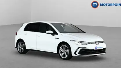 Used VW Golf VIII R-line 150 HP (110 kW) 2022 White Hatchback