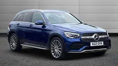 Blue Used 2021 Mercedes GLC300 AMG Line Premium SUV | £27,550 (Fair price)