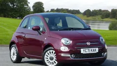 Red Used 2021 Fiat 500 Dolcevita Hatchback | £10,050 (Fair price)