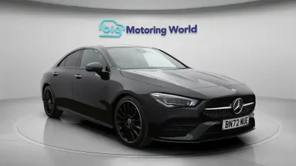 Used Mercedes CLA180 AMG line 136 HP (100 kW) 2022 Black Coupe