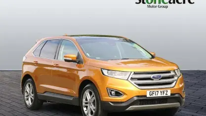 Used Ford Edge Titanium 211 HP (155 kW) 2017 Orange SUV