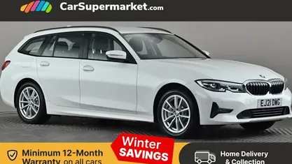 White Used 2021 BMW 330e Impressive Estate | £19,197 (Fair price)