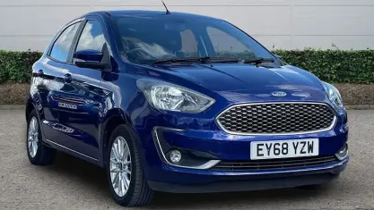 Used Ford Ka Plus Zetec 71 HP (52 kW) 2018 Blue Hatchback