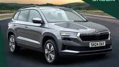 Graphite grey metallic Used 2024 Skoda Karoq SE Drive SUV | £23,395 (Fair price)