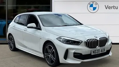 Used BMW 118 M Sport 140 HP (102 kW) 2020 White Hatchback