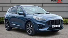 Chrome blue metallic colour Used 2023 Ford Kuga ST-Line X SUV | £25,495 (Fair price)